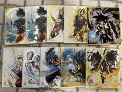 ドラゴンボール 色紙アート　10枚セット