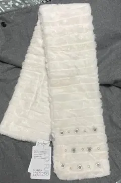 natural mist Class エコファー マフラー ホワイト