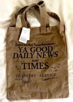 YA GOOD IDEAS FRAMeWORK トートバッグ ブラウンのサムネイル