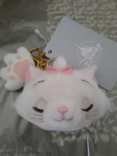 ディズニー　マリー　ぬいぐるみ　肉球　マスコット　キーチェーン