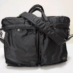 PORTER TANKER 2WAY オーバーナイター ブリーフケース ブラック - メルカリ