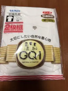 GUNZE GQ-1 長袖丸首 2枚組 Mサイズ