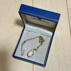 ウェッジウッド ジャスパー ネックレス　ピンク　陶器　箱付き