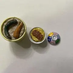 ぷちサンプルシリーズ　お母さんの台所　カツ丼＆ぬか漬け