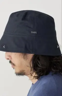 SHIPS バケットハット ネイビー