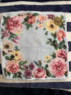 FEILER 花柄タオルハンカチ 25センチ