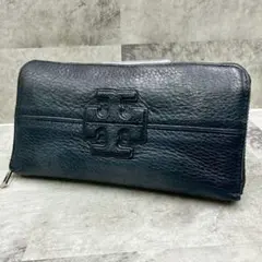 美品 トリーバーチ マックグロー ラウンドファスナー 長財布 ロングウォレット