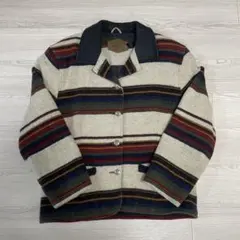 【希少】80s-90s ウールリッチ ネイティブ柄 ウールジャケット USA製