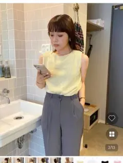 NUGU セーターノースリーブ