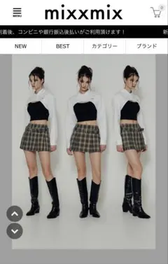 超美品☆ hide クロップドシャツ mixxmix ミックスエックスミックス