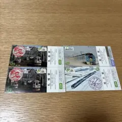 JR北海道 札幌駅 旭川駅 入場券 4枚セットのサムネイル