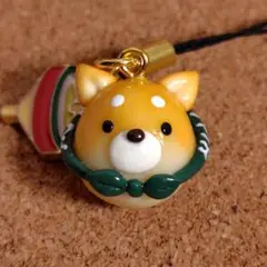 【値引き】柴犬ころろんダルマ　　風呂敷 駒 かわいい キーホルダー