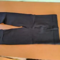 ブラック ストレッチ レギンス裏起毛