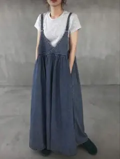 ☆SHEIN FRIFUL デニム ロングワンピース☆