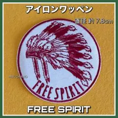 アイロンワッペン◇ウォーボンネット◇ボルドー◇インディアン◇リメイク◇アメカジ◇