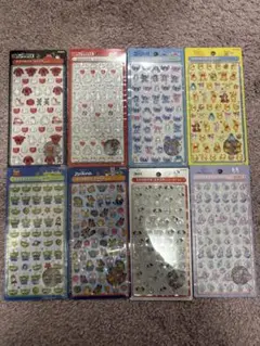 ほ*顔様 ボンボンドロップシールミニミニ　8枚セット