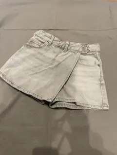 ZARA グレーデニム　ショートパンツ 130㎝