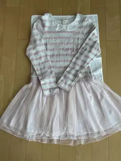 ❤️美品Mezzo Piano メゾピアノ ワンピース 160 ピンク 女の子❤️