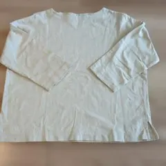 無印良品　ボートネック七分袖