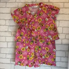 アンパンマン　甚平　ピンク