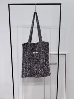 Uhr スパンコール トートバッグ