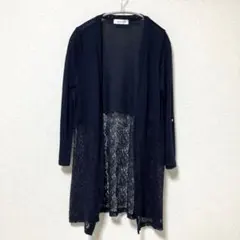 maoliitta マオリッタ ネイビー カーディガン レース 長袖 M