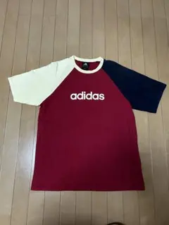 【希少カラー】アディダス ラグラン Tシャツ マルチカラー Mサイズ レトロのサムネイル