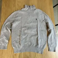 ポロラルフローレン　ハーフジップ　ベージュ　Mサイズ　Ralph Lauren