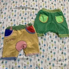 ブーフーウー　サルエルパンツセット　短パンセット