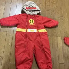アンパンマン　スキーウェア　スノーウェア　ジャンプスーツ　90㎝　防寒着