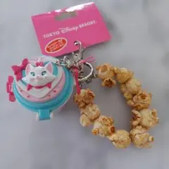 東京ディズニーリゾート　キーチェンストラップ　ポップコーンバケット　マリー