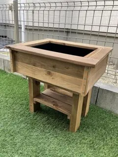庭やベランダに馴染む木製キエーロ型コンポスト 古材再生 ハンドメイド