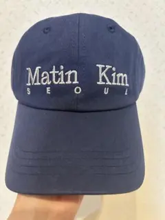 Matin Kim ベースボールキャップ ネイビーのサムネイル