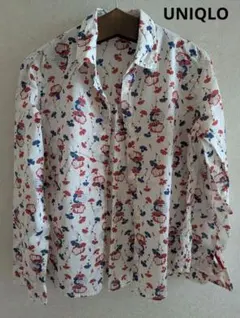 UNIQLO INES DE LA FRESSANGE 花柄シャツ L　Ｌサイズ