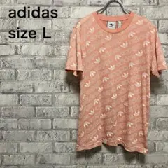 【adidas】アディダス Tシャツ Lサイズ トレフォイル お洒落 カッコイイ