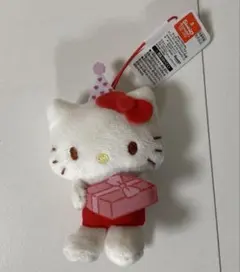 モンチッチ×ハローキティ アニバーサリー おすわりマスコット　ハローキティ