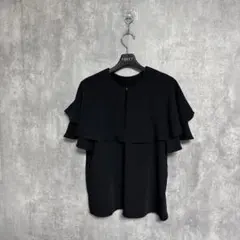 NOBLE 日本製 ケープフリルブラウスのサムネイル