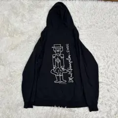 Mark Gonzales × RAGEBLUE パーカー 背面プリント 黒 L