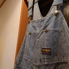 70s80s OSHKOSH TALON ヒッコリー オーバーオール【USA】