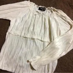 値下げ‼ コムサ シンプル シャーリングトップス 120