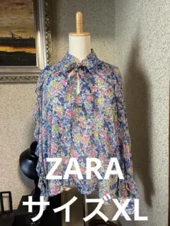 花柄ブラウス 長袖