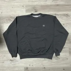 ト*ヤ様 Champion 2XL相当 Cロゴ刺繍 スウェット チャコール 裏起