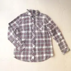 アールユー タータンチェック 赤白系 xs