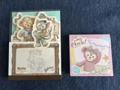 メモ帳 ダッフィー ジェラトーニ シェリーメイ ダッフィー＆フレンズ ダフフレ