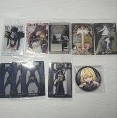デスノート ウエハースカード9枚まとめ売り レザー缶バッジ　メロ