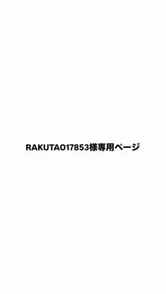 RAKUTAO17853様専用ページ
