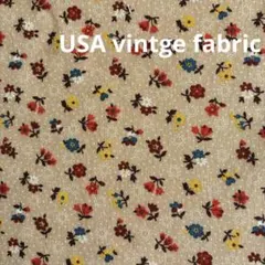 USAヴィンテージ 小花柄ファブリック　94×50