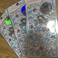 カミオジャパン　ぷくぷくあわわちゃん　ジュエルプチドロップシール