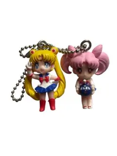 セーラームーン・ちびうさ キーホルダー2体セット