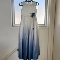 グラデーションドレス ノースリーブ　ロング　フォーマル